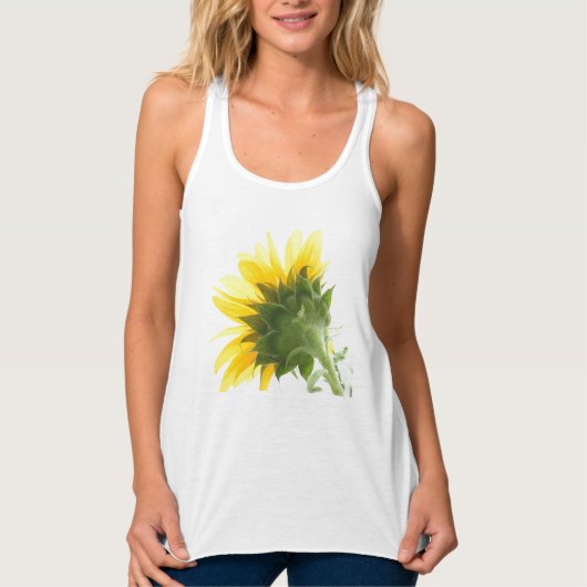 Zonnebloem Fuzz Tanktop (Voorkant)