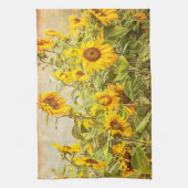 Zonnebloem Geel Farmhouse Style Theedoek (Verticaal)