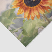 Zonnebloem Geel Sinaasappel Bijentuin Ontschrootho Tissuepapier (Detail)