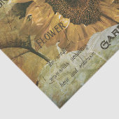 Zonnebloem Geel Textuur Ephemera Tissuepapier (Detail)