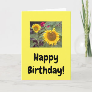 Zonnebloem Gefeliciteerd! Kaart