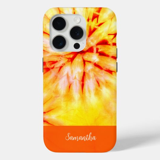 ZONNEBLOEM GEÏNSPIREERDE KLEUR ORANJE STROPDAS KLE Case-Mate iPhone CASE (Achterkant)