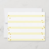 Zonnebloem Gele Bee Hartelijk dank Bedankkaart (Achterkant)