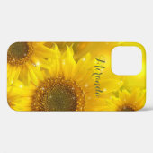 Zonnebloem Gele Bloem Gepersonaliseerd Case-Mate iPhone Case (Achterkant (horizontaal))
