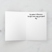 Zonnebloem Gelukkige Verjaardag Foto Kaart (Binnen)