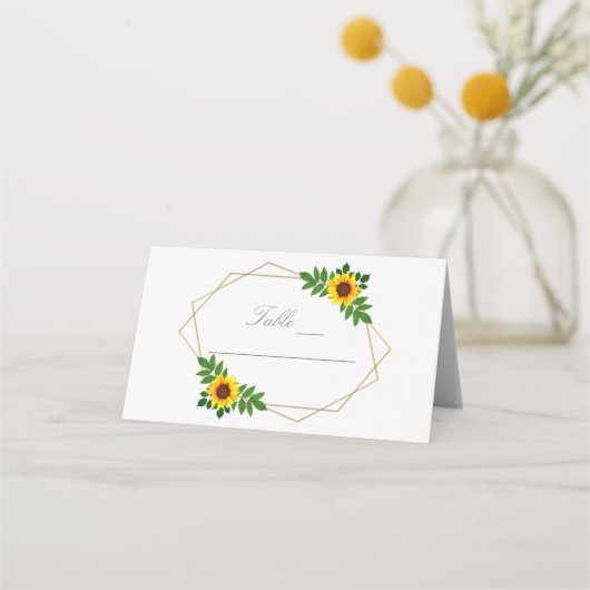 Zonnebloem Geometric Wedding (Voorkant)