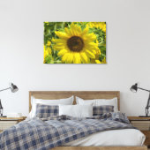 Zonnebloem Glory (WestCreek) Ingewikkeld Canvas Pr (Insitu (Slaapkamer))