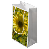 Zonnebloem Glow Gift Bag Klein Cadeauzakje (Voorkant Gekanteld)