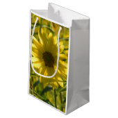 Zonnebloem Glow Gift Bag Klein Cadeauzakje (Achterkant Gekanteld)