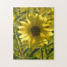 Zonnebloem Glow Puzzle Legpuzzel