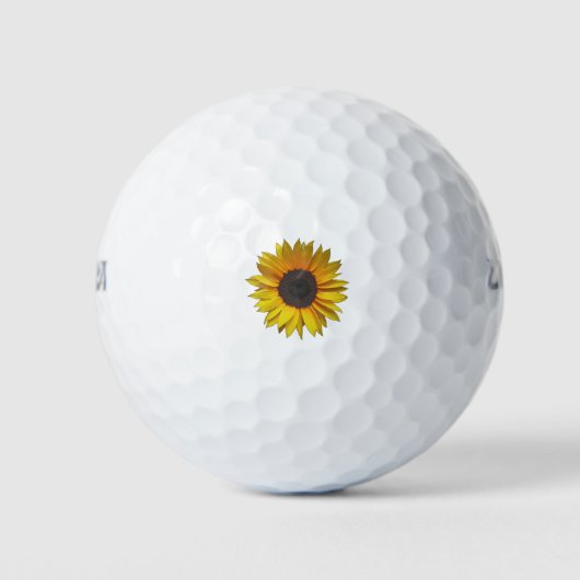 Zonnebloem Golfballen (Voorkant)