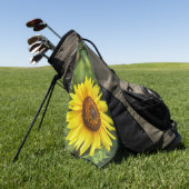 Zonnebloem Golfhanddoek (Groen)