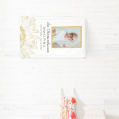 Zonnebloem Graphic Viering van het Leven Begrafeni Spandoek (Insitu)