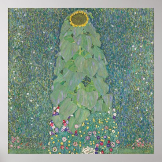 Zonnebloem — Gustav Klimt (1907/08) Poster (Voorkant)