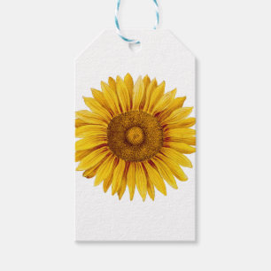 zonnebloem Happy Flower Cadeaulabel