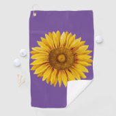  zonnebloem Happy Flower Golfhanddoek (Insitu)