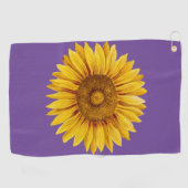  zonnebloem Happy Flower Golfhanddoek (Horizontaal)