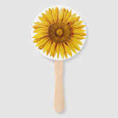  zonnebloem Happy Flower Handwaaier (Achterkant)