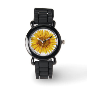  zonnebloem Happy Flower Horloge