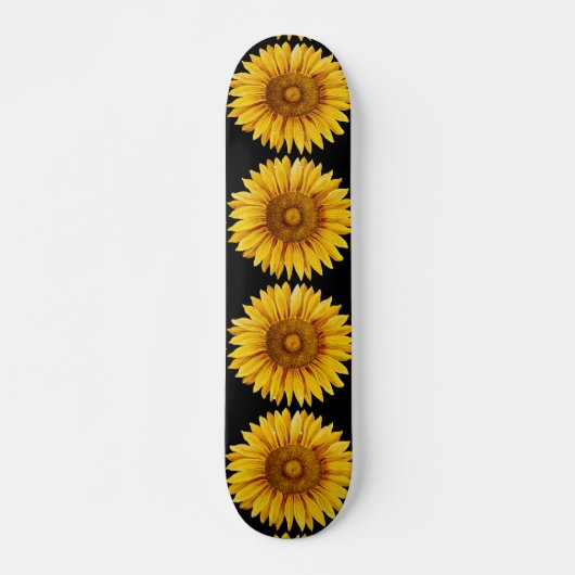zonnebloem Happy Flower Skateboard (Voorkant)