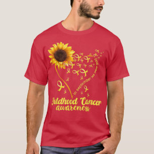 Zonnebloem - Harde gouden lint - Gevoelige kinderk T-shirt