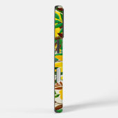 Zonnebloem Herfst Bloemen Boeket Monogrammed Case-Mate iPhone Case (Achterkant / Rechts)