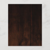 Zonnebloem Herfst Budget Bruids Douche Uitnodiging Flyer (Achterkant)