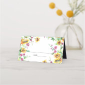 Zonnebloem Herfst Waterverf Bloemen Bruiloft (Voorkant)