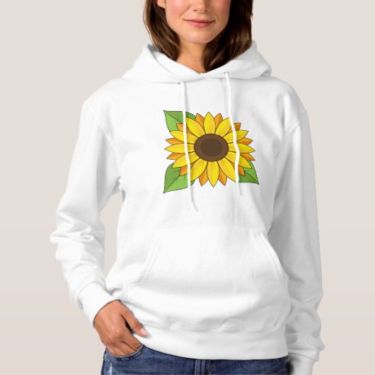 Zonnebloem Hoodie (Voorkant)