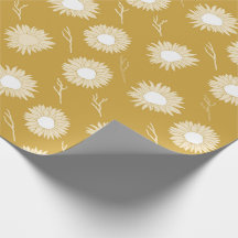 Zonnebloem hoofd bloem verpakkings papier