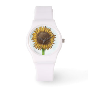  zonnebloem horloge