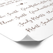 Zonnebloem Huldigingstele Poster (Hoek)