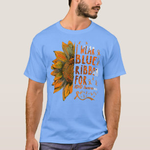 Zonnebloem I Draag Oranje lint voor ADHD-bewustzij T-shirt