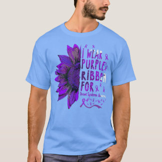 Zonnebloem I Draag Paars lint voor het Dravet-synd T-shirt