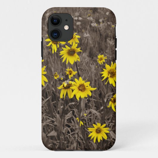 Zonnebloem in de Rocky Mountain Case-Mate iPhone Case (Achterkant)