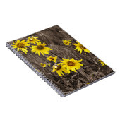 Zonnebloem in de Rocky Mountain Notitieboek (Rechterzijde)