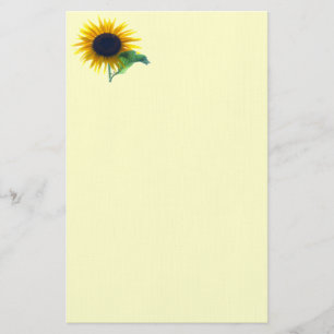 Zonnebloem in volbloei briefpapier