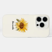 Zonnebloem iPhone Case (Achterkant (horizontaal))