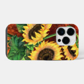 Zonnebloem iPhone Case Hoesje (Achterkant horizontaal)
