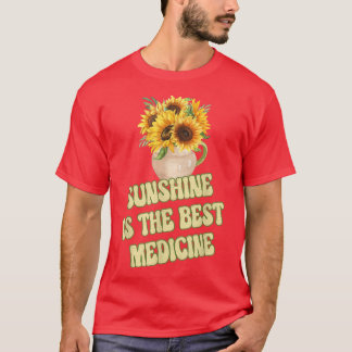 Zonnebloem is de beste medicinale geelzonnebloem t-shirt