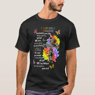 Zonnebloem Jezus Kruisvlinder ik kan me voorstelle T-shirt
