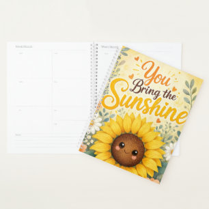 Zonnebloem: Jij brengt het zonlicht Planner
