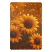 Zonnebloem Journaal Mini Klembord (Achterkant)