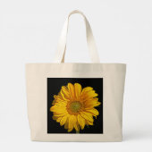 Zonnebloem jtcnm grote tote bag (Achterkant)