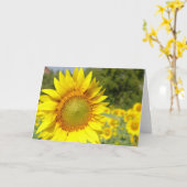 zonnebloem kaart (Gele Bloem)