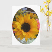 Zonnebloem Kaart (Gele Bloem)