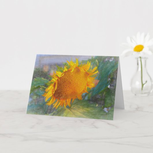 Zonnebloem Kaart (Kleine Plant)