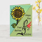 Zonnebloem Kaart (Gele Bloem)