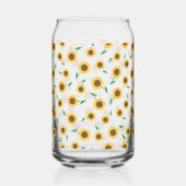 Zonnebloem kan glas (Links)