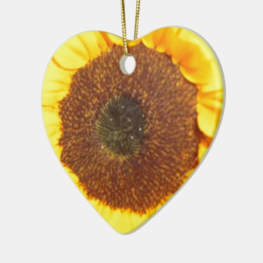 Zonnebloem Keramisch Ornament (Links)